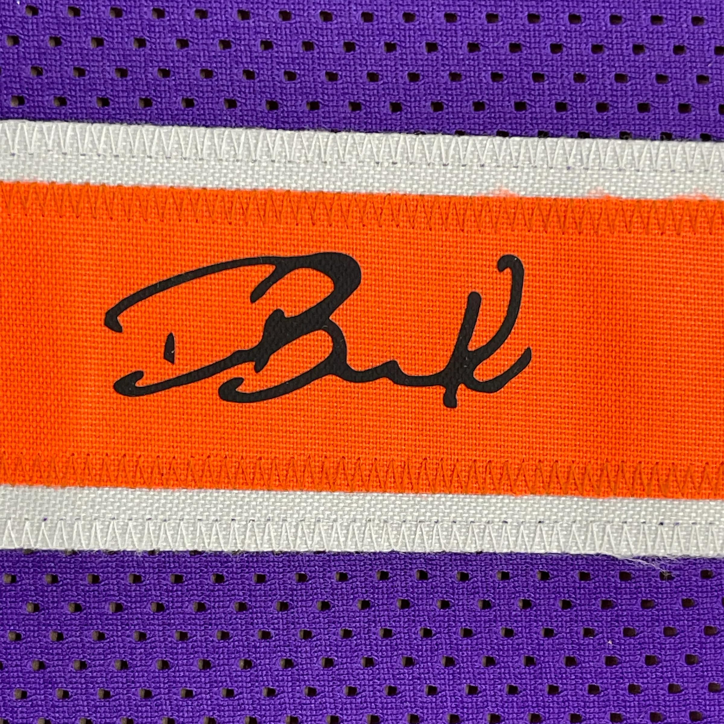 Framed Facsimile Autographed Devin Booker 35x39 Phoenix Purple